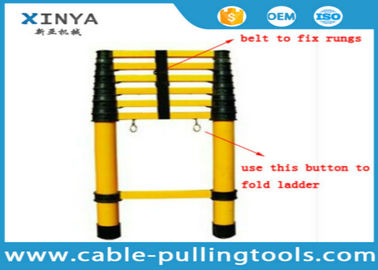 FRP Insulation Ladder Safety Tools Multi - Section Insulated Telescopic Ladder