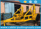 5 Ton Cable Reel Trailer , Cable Drum Carrier for stringing with automatic braking device