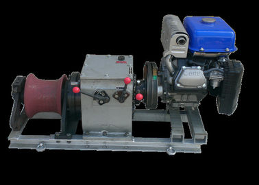 खरीदें स्टील केबल चरखी पुलर गैसोलीन संचालित कमी गियर चरखी online manufacture