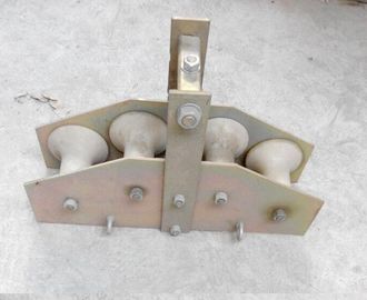 खरीदें Fiber Optic Cable Tools 20KN Cable Pulley Block for Stringing OPGW Max 22mm diameter online manufacture
