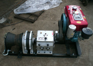 खरीदें Cable Winch Puller 5 Ton Diesel Engine Fast Speed Winch Belt Driven online manufacture