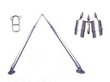 खरीदें Aluminum Alloy A shape Tubular Tower Erection Tools / Stringing Equipment Gin Pole online manufacture