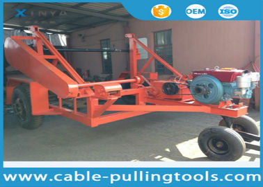 खरीदें 5T Multi function Full Cable Drum Trailer Other Tools With Water Cooled Diesel Engine online manufacture