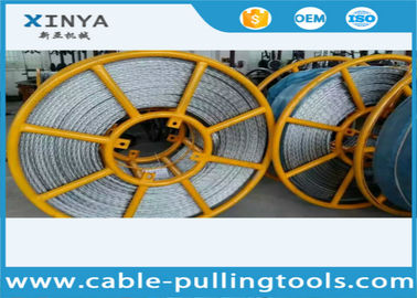 खरीदें ISO 22 mm Breakage Tension 320 kN Anti twist Wire Rope Galvanized Steel High Voltage Line Stringing online manufacture