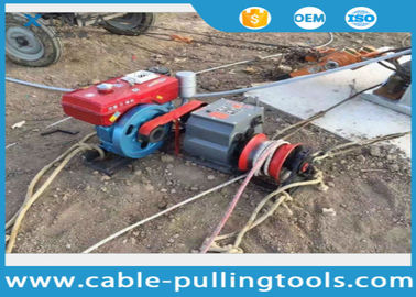 खरीदें Portable 1T Diesel Engine Electrical Wire Pulling Tools With Dyneema Rope online manufacture