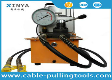 खरीदें 220V 700bar Electric Hydraulic Pump Transmission Line Stringing Tools With Hydraulic Puncher , Bender , Cylinder online manufacture