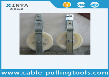 खरीदें Nylon Sheave Stringing Pulley Block Transmission Line Stringing Tools With 10KN Load Capacity for 95-120mm2 Conductor online manufacture