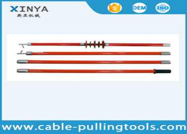 खरीदें Telescopic Fiberglass Hot Stick For High Voltage Insulating Switch Out Operating online manufacture