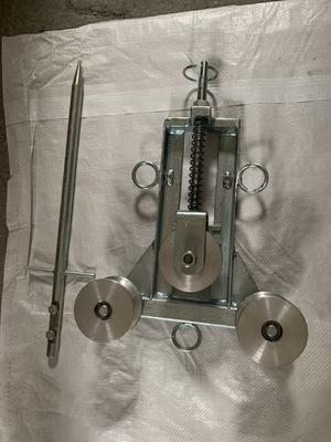 खरीदें Three-Wheel Grounding Pulley Block with 60-75mm Aluminum Pulley for Line Transmission Stringing online manufacture