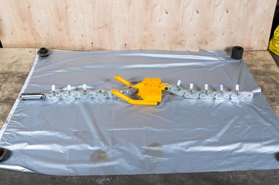 खरीदें 100kN Load Capacity Balancing Running Board for Triple-Bundle Conductors - Heavy-Duty Line Stringing Guide Tool online manufacture