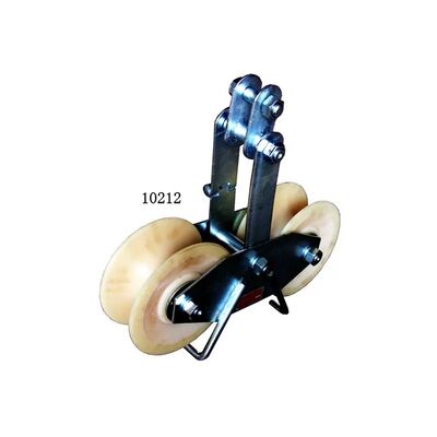 खरीदें Double Sheave Stringing Block with 25 KN Rated Load and MC Nylon or Aluminum Sheaves for Smooth Ball-Bearing Operation online manufacture