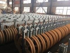 स्टील फ्रेम सिंगल कंडक्टर स्ट्रिंगिंग ब्लॉक Shdn660