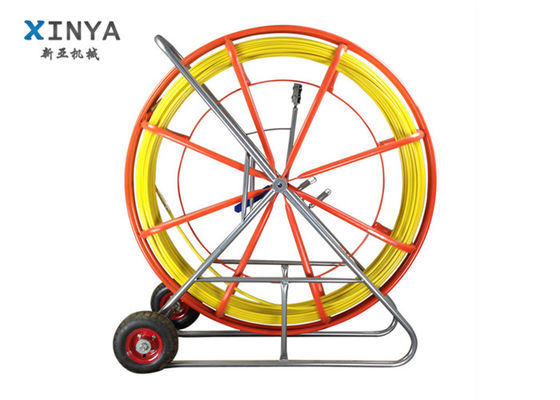 4-16 मिमी हल्के फाइबरग्लास पुश-प्लग रॉड केबल स्थापना के लिए लचीला फाइबर स्नेक डक्ट रॉडर