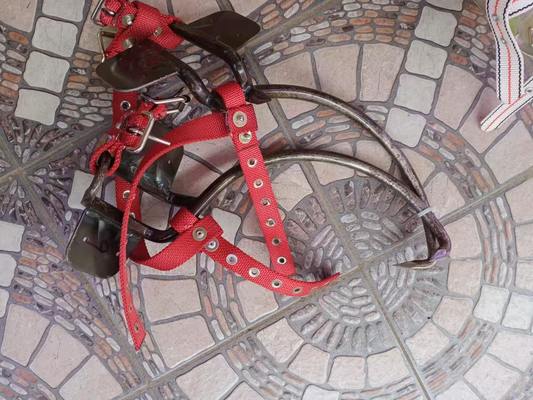 300 मिमी के उपयोगिता खंभे के लिए तेज स्पाइक्स के साथ भारी शुल्क समायोज्य लकड़ी के पोल क्लाइम्बर